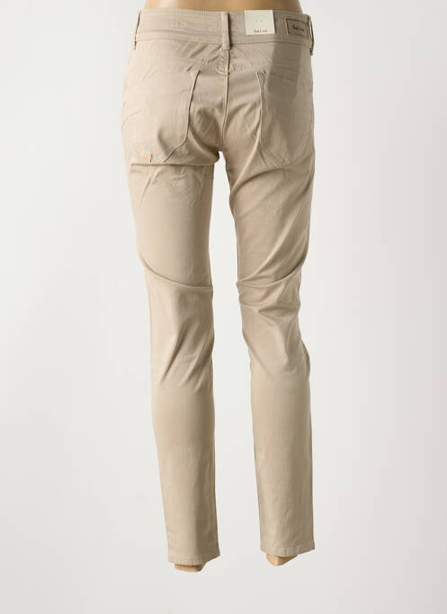 Jeans coupe slim beige SALSA pour femme