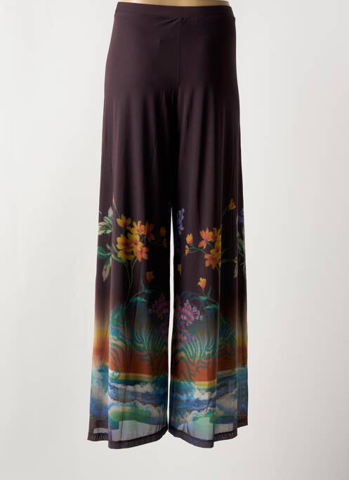 Pantalon large marron DESIGUAL pour femme