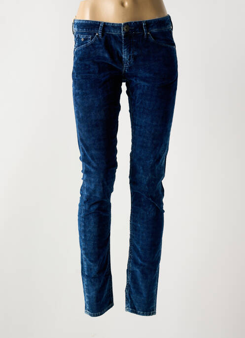 Pantalon slim bleu PEPE JEANS pour femme