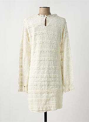 Robe courte manches longues manches longues beige DESIGUAL femme