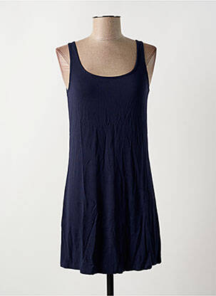 Jupon /fond de robe stretch bleu LISANZA femme