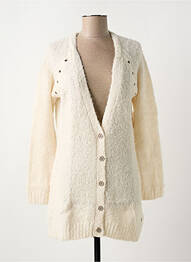 Gilet manches longues stretch beige GARCIA femme