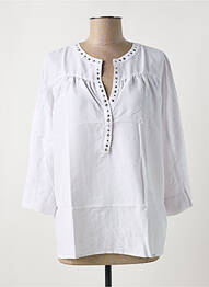 Blouse manches 3/4 manches 3/4 blanc SALSA femme