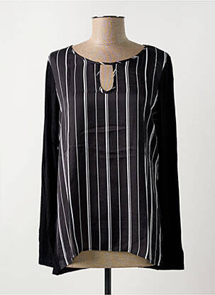 Top stretch manches longues noir SALSA femme
