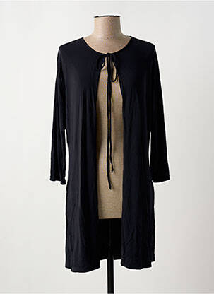 Gilet manches longues col rond noir LISE CHARMEL femme