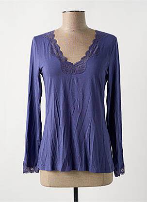 Top/caraco tissage jersey violet ANTIGEL femme