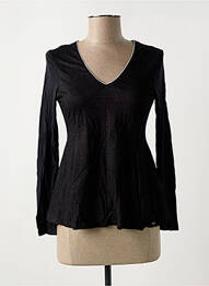 Top stretch manches longues noir SALSA femme