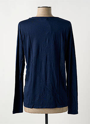 Top imprimé fantaisie manches longues bleu SALSA femme