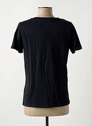 T-shirt sérigraphie manches courtes noir DESIGUAL femme