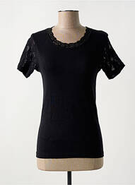 Top/caraco tissage jersey noir ROSE POMME femme