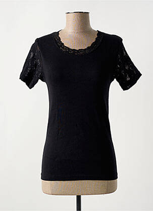 Top/caraco tissage jersey noir ROSE POMME femme