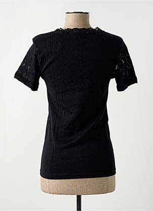 Top/caraco tissage jersey noir ROSE POMME femme