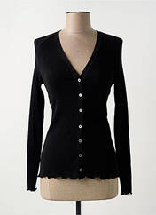 Gilet manches longues noir OSCALITO pour femme seconde vue