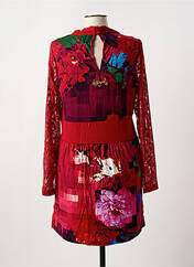 Robe courte rouge DESIGUAL pour femme seconde vue