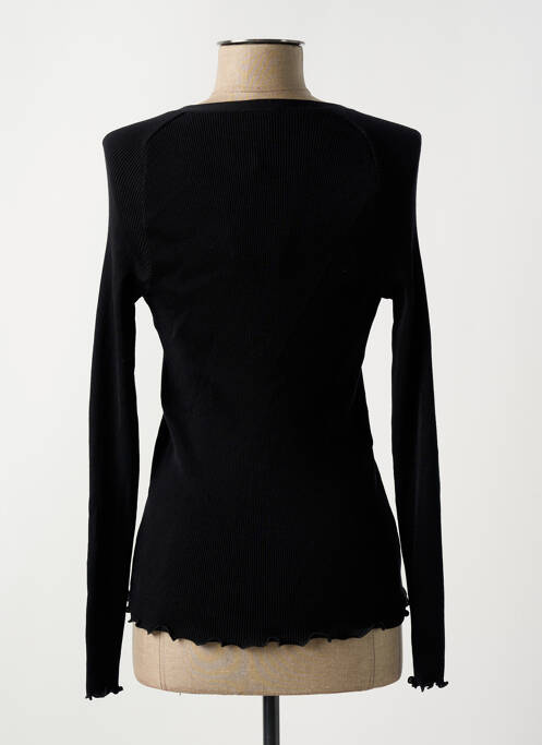 Gilet manches longues noir OSCALITO pour femme