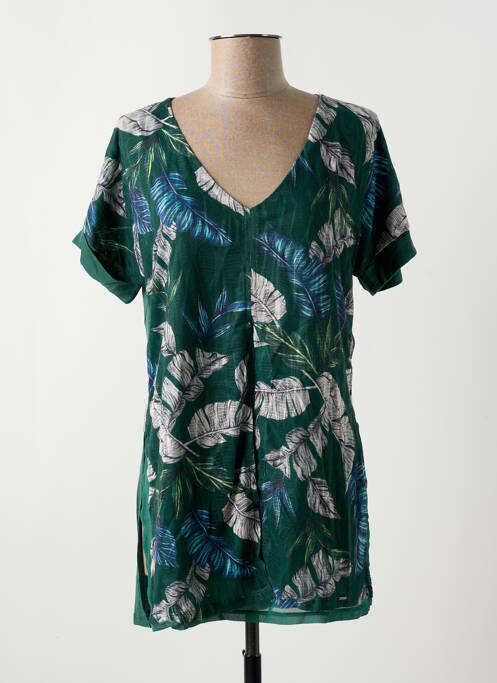 Tunique manches courtes vert SALSA pour femme