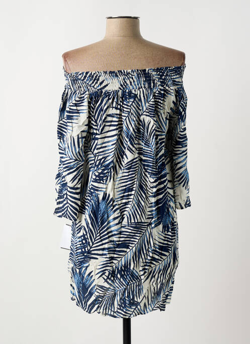 Tunique manches longues bleu MOLLY BRACKEN pour femme