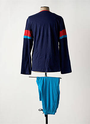Pyjama col v bleu EMINENCE homme