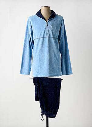 Pyjama coupe droite bleu HOM homme