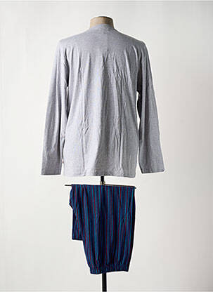Pyjama col v gris COUP DE COEUR homme