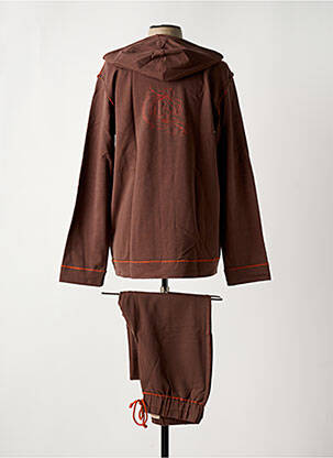 Pyjama col v marron HOM homme
