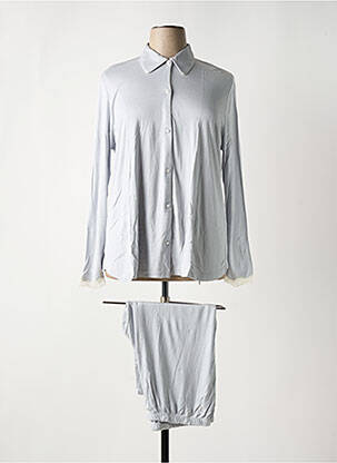 Pyjama coupe droite gris BISBIGLI femme