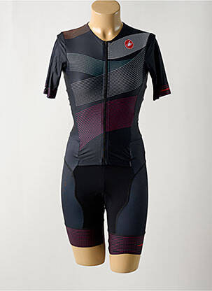 Combishort noir CASTRELLI pour femme