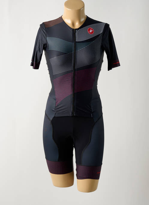 Combishort noir CASTRELLI pour femme