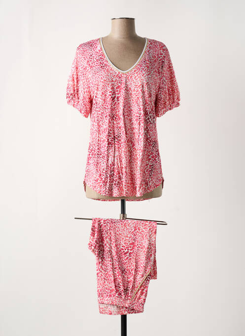 Pyjama rouge LE CHAT pour femme