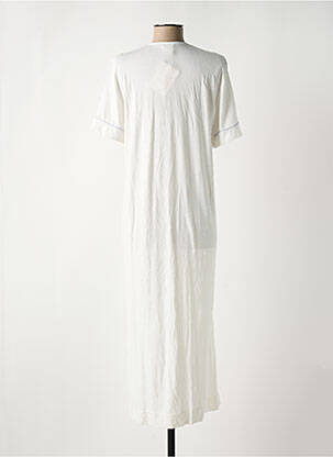 Chemise de nuit manches courtes blanc LE CHAT femme