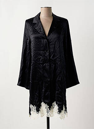 Chemise de nuit manches longues noir LISE CHARMEL femme