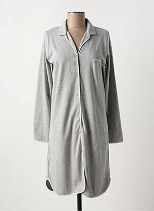 Chemise de nuit manches longues gris LE CHAT femme