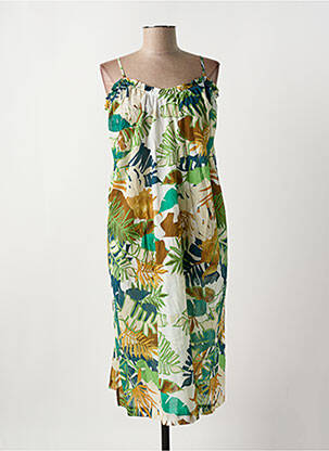 Robe de plage légère et transparente vert LE CHAT femme