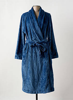 Robe de chambre poches bleu LE CHAT femme