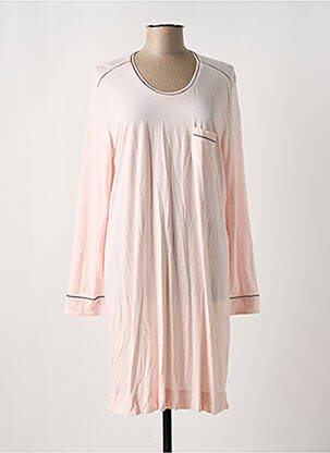 Chemise de nuit manches longues rose LE CHAT femme