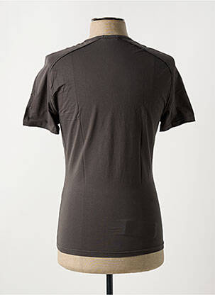 T-shirt coupe cintrée manches courtes marron HOM homme