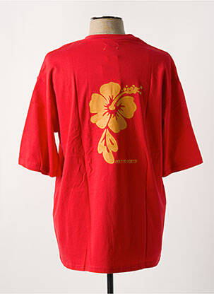 T-shirt coupe droite manches courtes rouge COUP DE COEUR homme