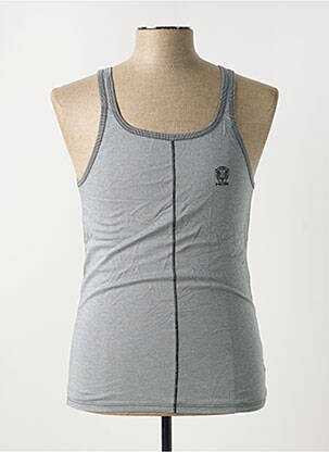 Débardeur coupe cintrée sans manche gris HOM homme