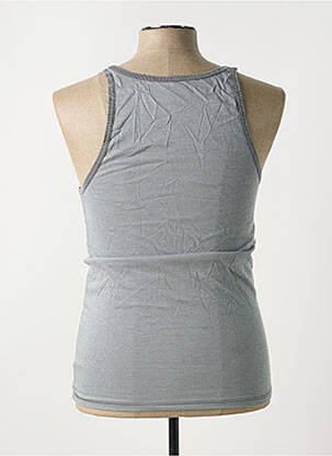 Débardeur coupe cintrée sans manche gris HOM homme