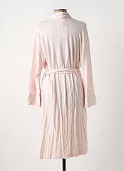 Robe de chambre rose LE CHAT pour femme seconde vue