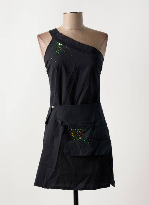 Robe courte sans manche sans manche noir LISE CHARMEL femme