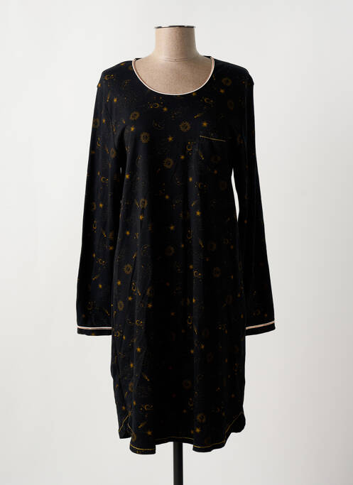 Chemise de nuit noir LE CHAT pour femme