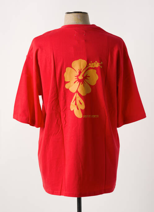 T-shirt rouge COUP DE COEUR pour homme