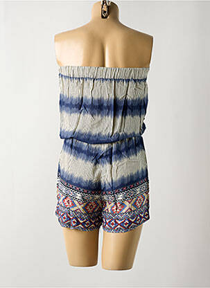 Combishort sans manche sans manche bleu GOA femme