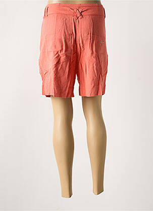 Bermuda coupe droite orange DESIGUAL femme