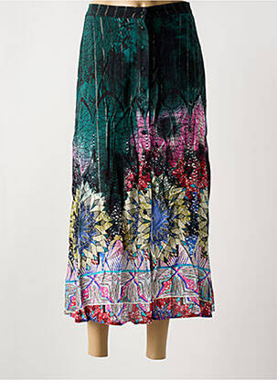 Jupe longue vert DESIGUAL pour femme