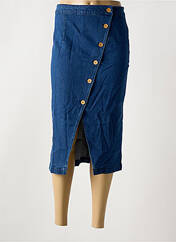 Jupe mi-longue bleu VERO MODA pour femme seconde vue