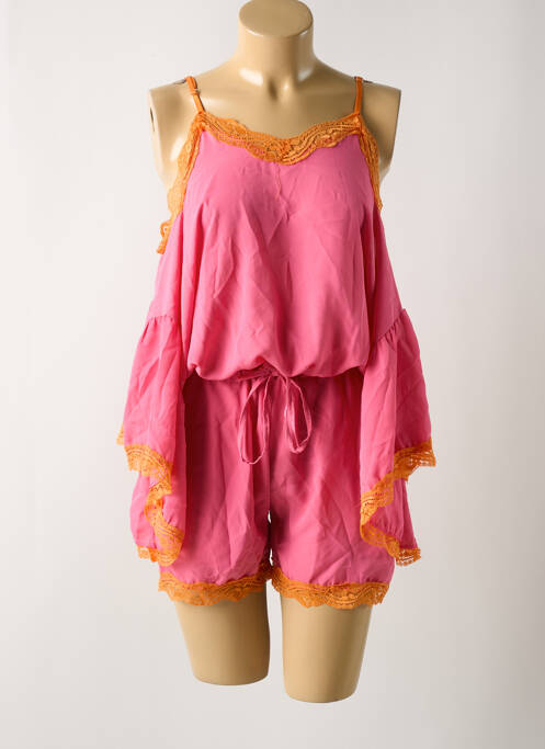 Combishort rose BRIEFLY pour femme