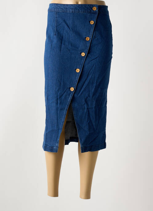 Jupe mi-longue bleu VERO MODA pour femme