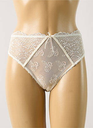 Culotte effet matière satinée blanc EMPREINTE femme